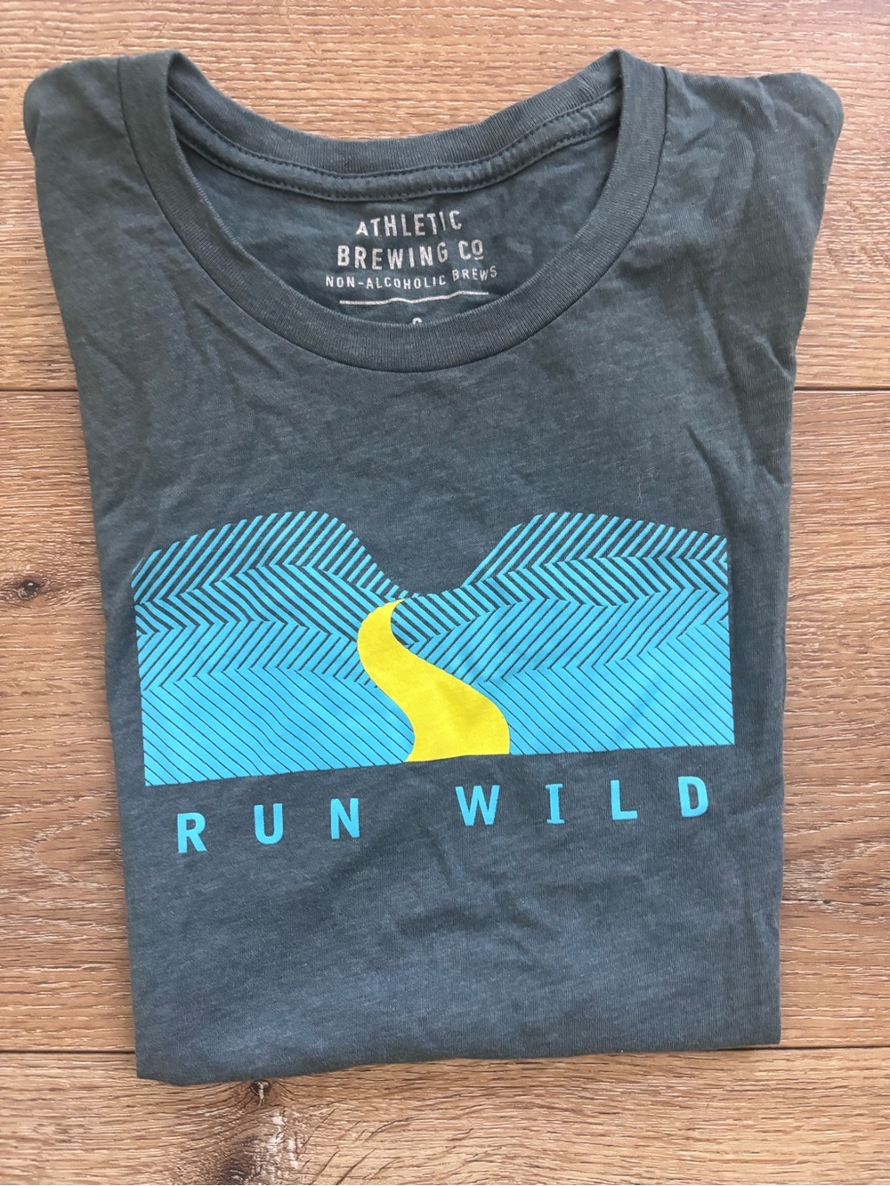 Athletic Brewing Co. Graphic Tee - Slate Blue